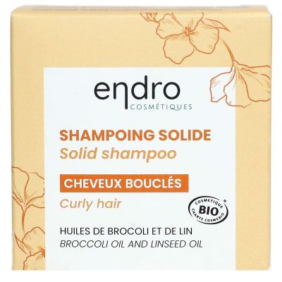Shampoing solide Cheveux bouclés huile brocoli et lin 85ml
