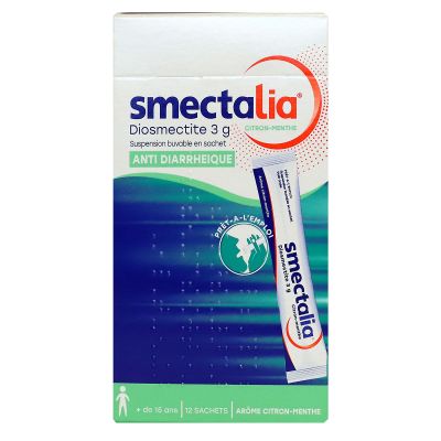 Smectalia 3g arôme citron-menthe 12 sachets buvables