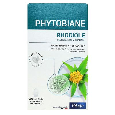Phytobiane Rhodiole apaisement et relaxation 30 comprimés