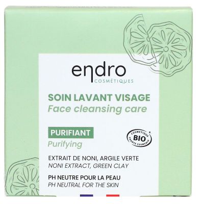 Soin lavant purifiant pain extrait de noni argile verte 85ml