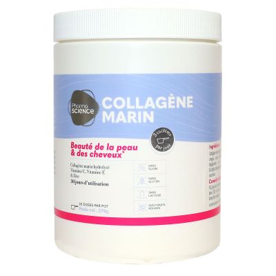 Collagene marin beauté de la peau et des cheveux 279g