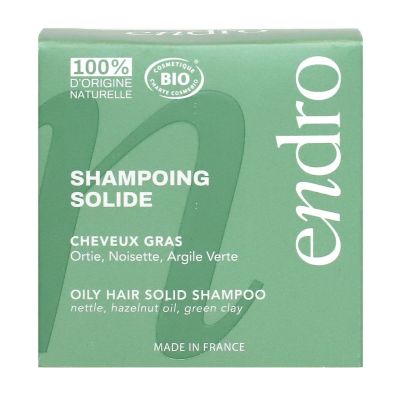 Shampoing solide bio cheveux gras 80ml