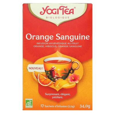 Orange Sanguine bio 17 sachets d'infusion