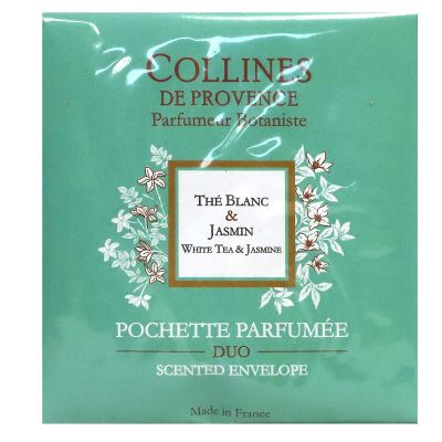 Pochette parfumée Duo thé blanc jasmin 6g