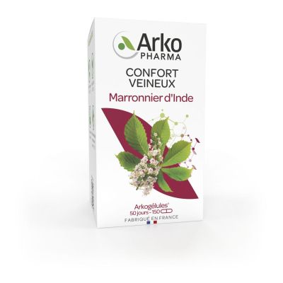 Arkogélules marronnier d'Inde bio confort veineux 150 gélules