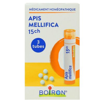 Apis mellifica 15 ch 3tubes boiron