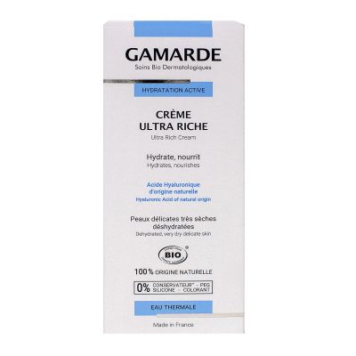 Hydratation active crème bio 40g - texture ultra-riche