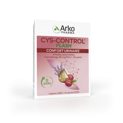 Cys-control flash 10 gélules + 10 capsules