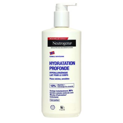 Hydratation profonde lait corps hypo allergénique 400ml