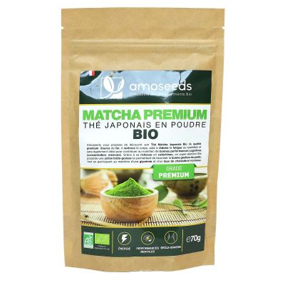 Thé Matcha Japonais en poudre bio 70g