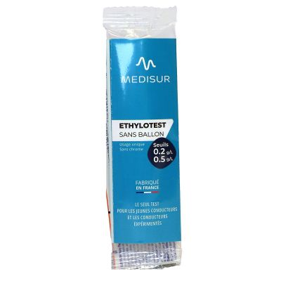 Ethylotest sans ballon seuils 0,2g/L 0,5g/L