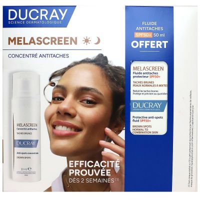 Melascreen concentré anti-taches brunes 30ml + fluide anti-taches offert