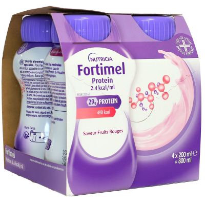 Fortimel Protein 29g arome fruits rouges 4x200ml