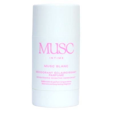 Musc blanc déodorant éclaircissant parfumé 50g