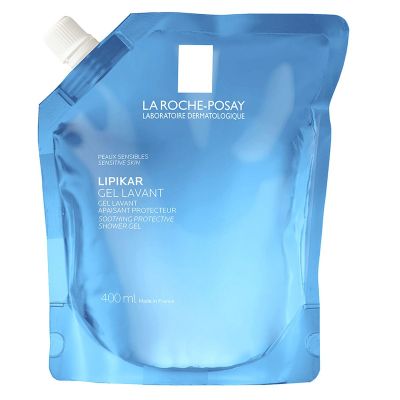 Eco-recharge Lipikar gel lavant apaisant et protecteur peau sèche et sensible 400ml
