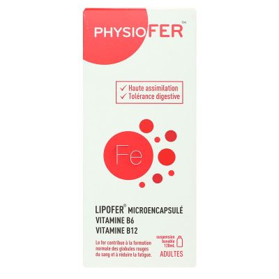 PhysioFer Lipofer Microcapsulé adulte solution buvable 120ml