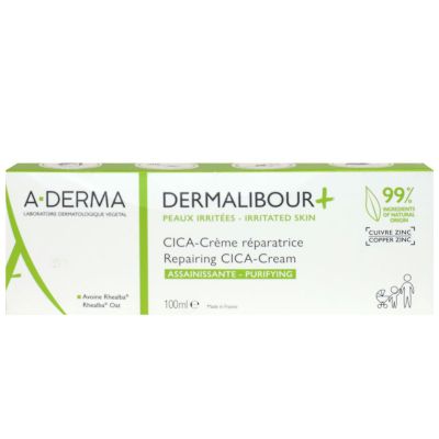 Dermalibour + Cica-crème réparatrice assainissante 100ml
