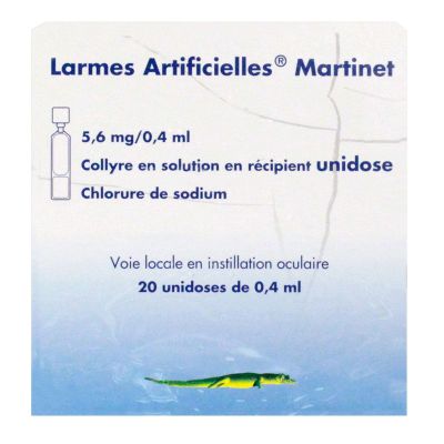 larmes artificielles Martinet 20 x 0,4ml