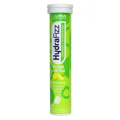 Hydrafizz Hydra+ Detox 16 comprimés effervescents