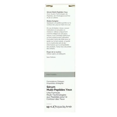 Serum multi-peptides yeux contour des yeux 15ml