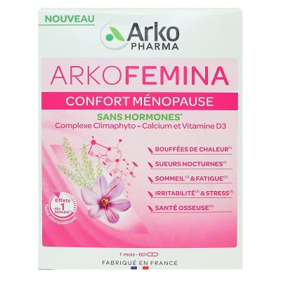 Arkofemina confort ménopause sans hormone 60 gélules