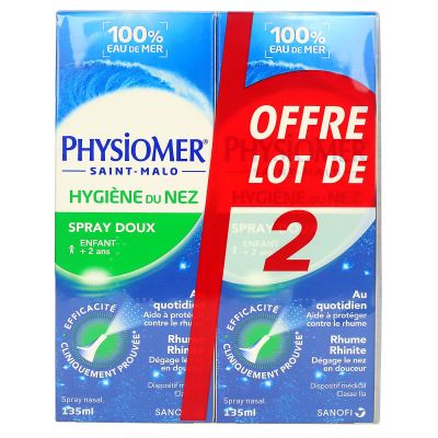 Hygiène du nez spray 2x135ml