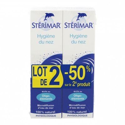 Spray hygiène nez riche oligoéléments 2x100ml