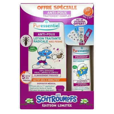 Anti-poux lotion traitante radicale 100ml avec peigne