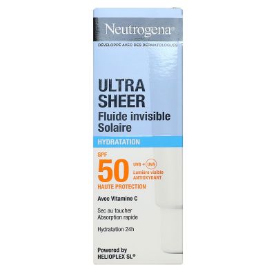 Ultra Sheer fluide invisible solaire Hydratation SPF50 50ml