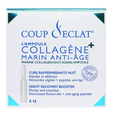 12 ampoules collagène matin anti-âge cure raffermissante 12x1ml
