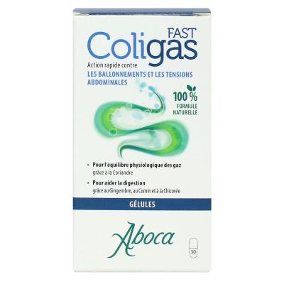 Fast ColiGas ballonnements 30 gélules