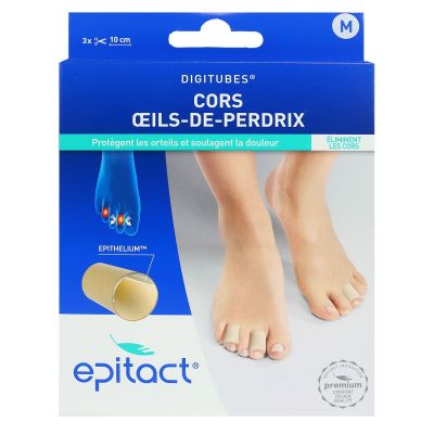 3 Digitubes à l'épithelium 26 diamètre 25mm taille M