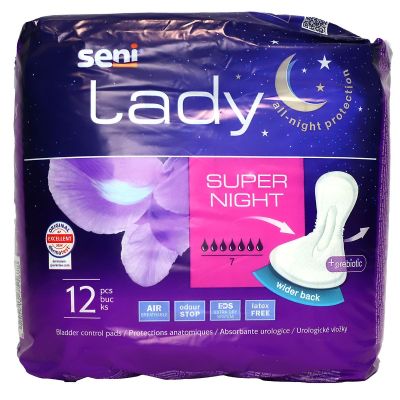Lady 12 protections féminines Super Night nuit