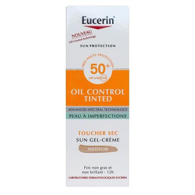Sun Protection Oil Control gel creme teintée medium SPF50+ 50ml