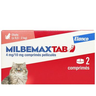 Milbemax Tab chaton chat 0.5 à 2kg