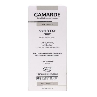 White Effect soin éclat nuit bio 40g
