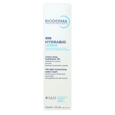 Hydrabio creme d'eau hydratante légère 72h 40ml