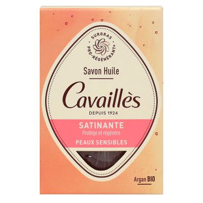 Satinante savon huile peaux sensibles 100g