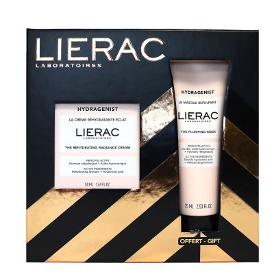 Coffret Hydragenist la creme rehydratante éclat 50ml + le masque repulpant 75ml offert