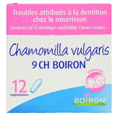 Chamomilla vulgaris 9 CH 12 suppositoires