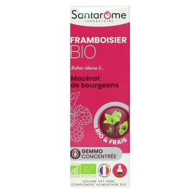 Framboisier 1 bourgeon bio et frais 30ml