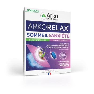 Arkorelax Sommeil et anxiété 15 comprimés