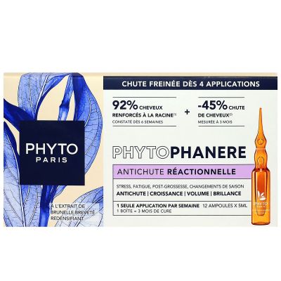 PhytoPhaneres traitement antichute réactionnelle 12 x 5ml