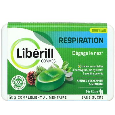 Liberill Respiration dégage le nez Gommes 50g
