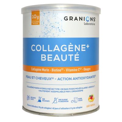 Collagène+ beauté peau et cheveux tropical 215g