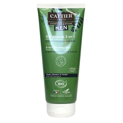 Homme gel douche 3en1 bio 200ml