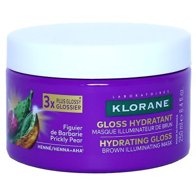 Masque illumateur de brun au henné figuier de barbarie cheveux bruns 250ml