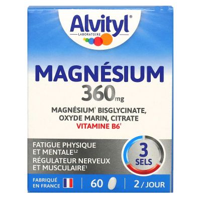 Magnesium 360mg 60 comprimés