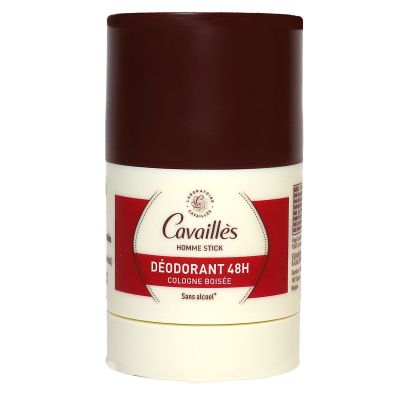 Déodorant stick fraicheur 48h eau Cologne boisée sans alcool 50ml