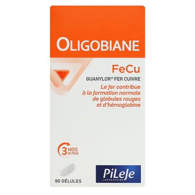 Oligobiane FeCu compl alimentaire 90 gélules